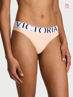 Victoria's Secret - Women Beige Cool Thong Panty