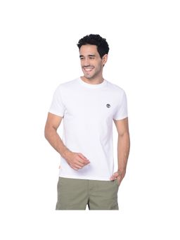 Timberland - White Men Crew Neck Half Sleeves T-Shirt