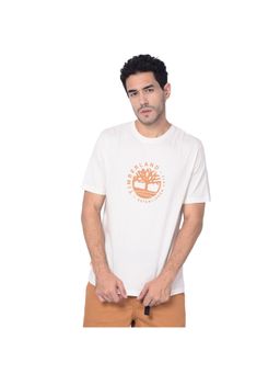 Timberland - White Men Crew Neck Half Sleeves T-Shirt