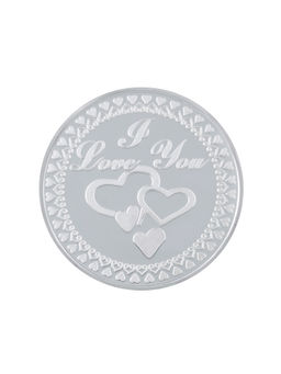 Bangalore Refinery - 20 Gram 999 Purity I Love You Silver Coin