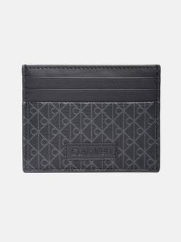 Calvin Klein - Logo Black Leather Card Wallet