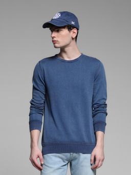 Jack & Jones - Blue Regular Fit Pullover Sweater