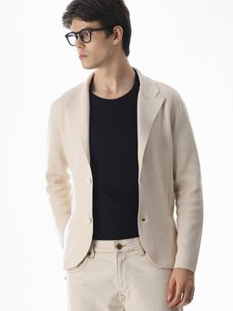 Jack & Jones - Mens Regular Fit Beige Sweater