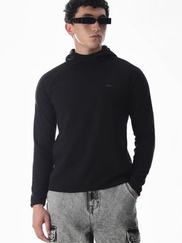 Jack & Jones - Mens Regular Fit Black Sweater