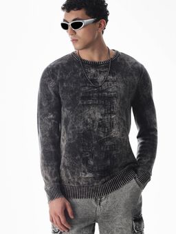 Jack & Jones - Mens Regular Fit Grey Sweater