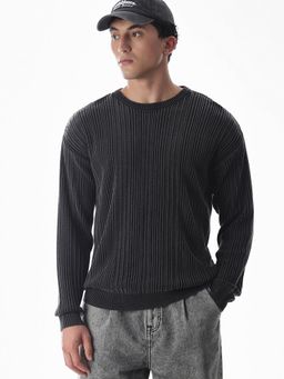 Jack & Jones - Mens Oversized Black Sweater
