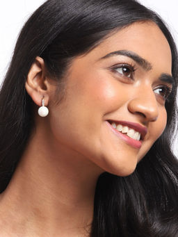 Blueberry - Petra Pearl Drop Earrings