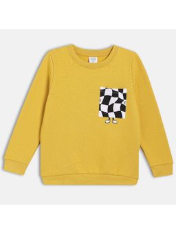 MINI KLUB - Boys Cotton Solid Sweatshirt