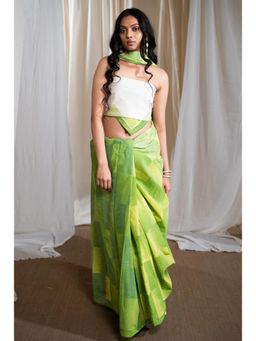 Banana Labs - Marina Siren Mul Saree Without Blouse