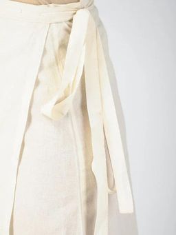Banana Labs - Scanner White Long Skirt With Lining