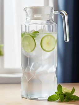 Luminarc - Transparent Octime Diamond 1.3L Jug with Lid