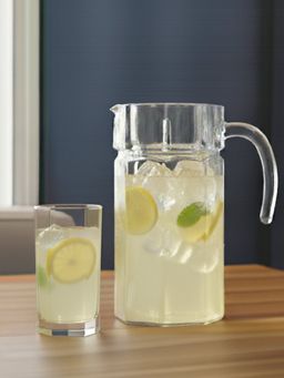 Luminarc - Transparent Octime Glass Jug and Glasses