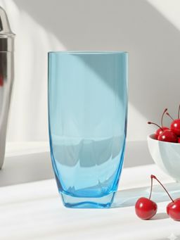 Luminarc - Transparent Glass Eiffel Sky Blue HB 350ml Water-Juice Glasses (Pack of 6)