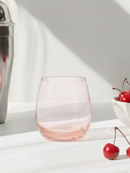 Luminarc - Pink Glass Maine Salmon Pink OF 320ml Whiskey Glasses (Pack of 6)