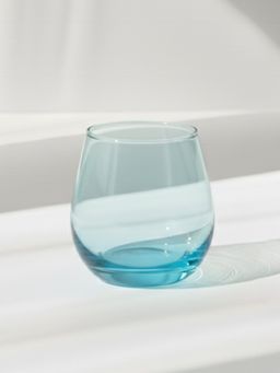 Luminarc - Blue Glass Maine Sky Blue OF 320ml Whiskey Glasses (Pack of 6)