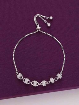 Kai Jewel - Sterling Silver Elegance Sparkle Bracelet
