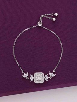 Kai Jewel - Sterling Silver Shimmering Charm Bracelet