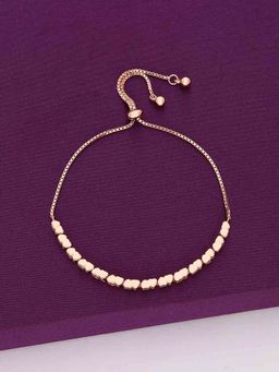 Kai Jewel - Sterling Silver Rose Gold Twin Heart Bracelet