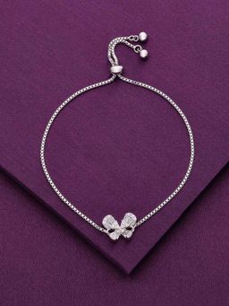 Kai Jewel - Sterling Silver The Silvery Flutter Adjustable Bracelet