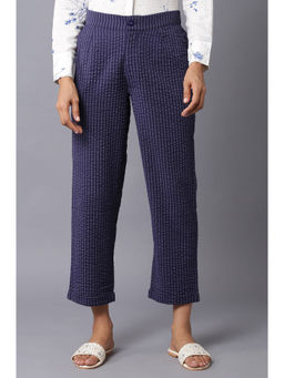 W - Blue Stripes Slim Pant