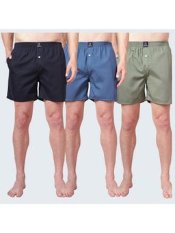 Urban Scottish - Multi-Colour Boxers (Pack of 3)