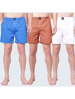 Urban Scottish - Multi-Colour Regular Fit Boxers (Pack of 3)