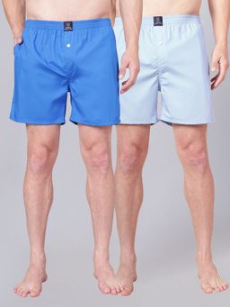 Urban Scottish - Multi-Colour Pure Cotton Pull Onboxers (Pack of 2)