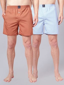 Urban Scottish - Multi-Colour Cotton Boxers (Pack of 2)