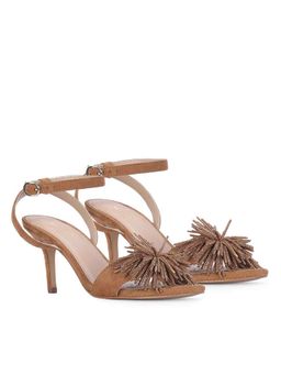 Saint G - Women Beige Leather Stiletto Sandal Heels