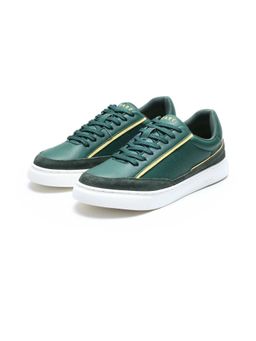Rare Rabbit - Kennen Dark Green Micro Fiber Causal Sneakers