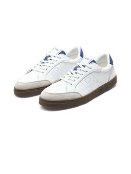 Rare Rabbit - Knox White Micro Fiber Causal Sneakers