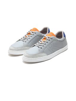 Rare Rabbit - Knox Grey Micro Fiber Causal Sneakers