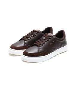 Rare Rabbit - Mawi Brown Micro Fiber Causal Sneakers