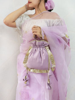 Soho Boho Studio - Royal classic Lilac Potli Bag