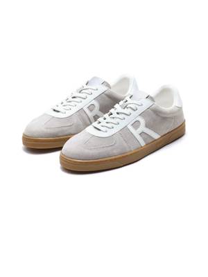 Rare Rabbit Greg Light Grey Suede Sneakers - Image 1