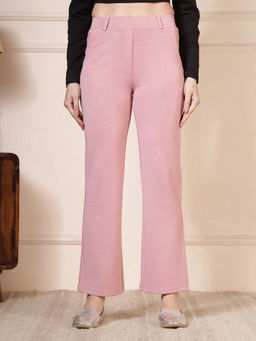 FFU - Women Solid Straight-Fit Trouser