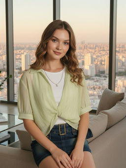 Sera - Women Korean Shirt with Inner