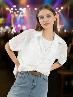 Sera - Shimmer inner with Party Shirt with Inner