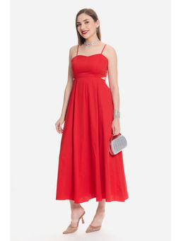 Virgio - Cotton Cut-Out Sweetheart Maxi for Women