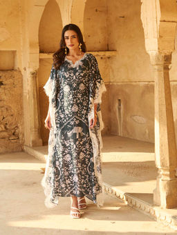 Sage Saga - Navy Blue Olivia Kaftan