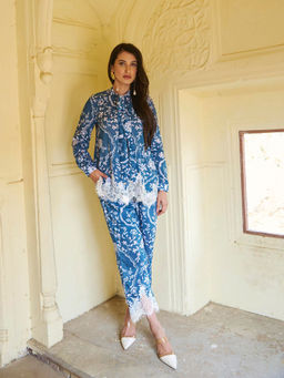 Sage Saga - Ireen Tunic with Pants Blue (Set of 2)