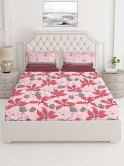 Layers - Siena 225 TC Double Bedsheet - Pink (Queen)