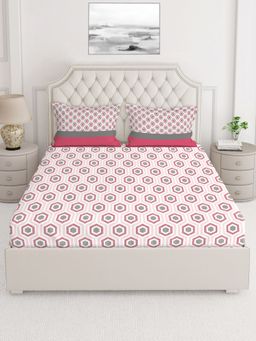 Layers - Siena 225 TC Double Bedsheet - Pink (Queen)