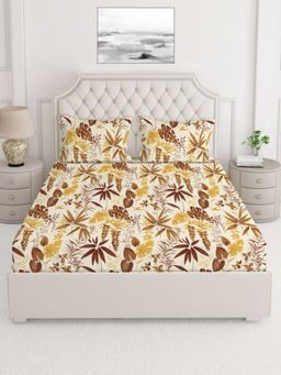 Layers - Tuscany 104 TC King Bedsheet - Brown (King)