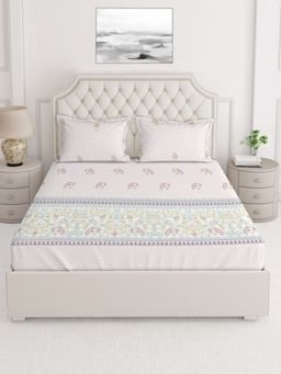Layers - Duracount 225 TC King Bedsheet - MultiColor (King)