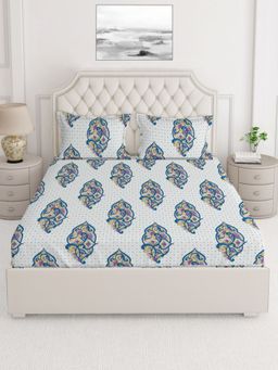 Layers - Duracount 225 TC King Bedsheet - Blue (King)