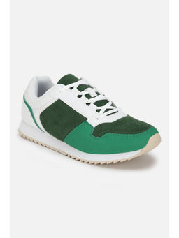 Allen Solly - Women Green Casual Lace Up Sneakers