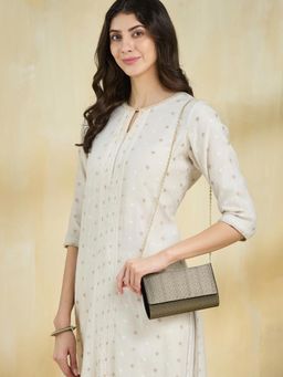 Fabindia - Black Silk Blend Sling Bag