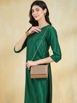 Fabindia - Beige Brocade Sling Bag