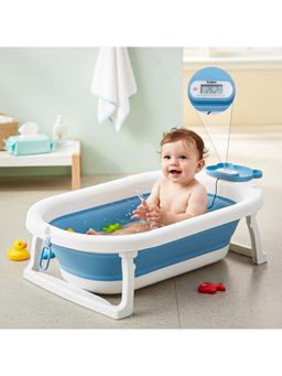 BAYBEE - Kids Blue Solid/Plain Bath Tub (0-5 Years)